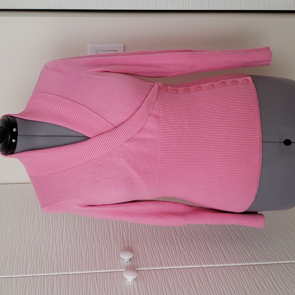 Etcetera Women Pink Sweater Size M